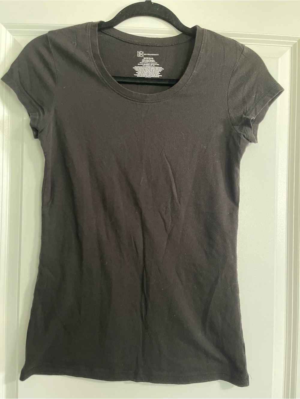 No Boundaries Black Short Sleeve Crew Neck Tee